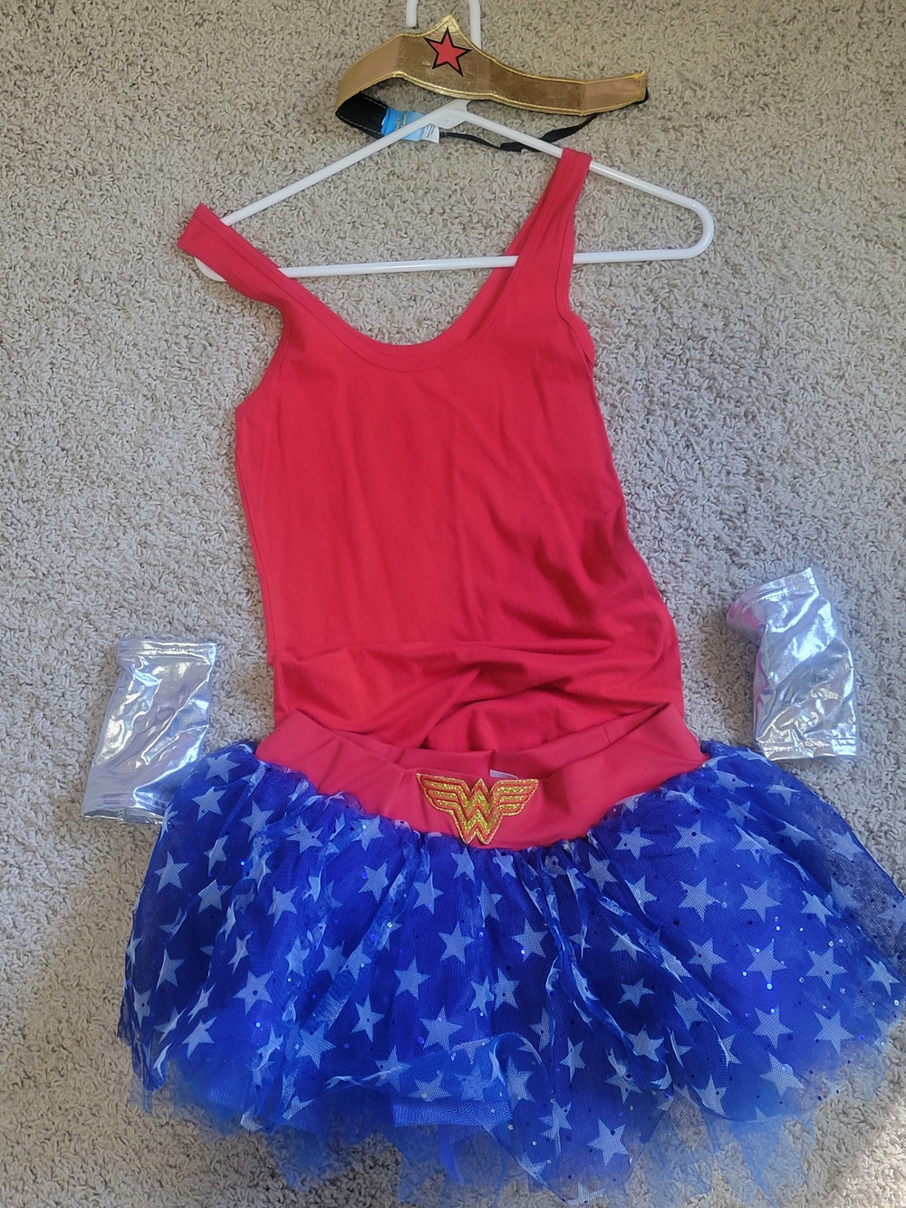 Adult Wonder Woman Costume with Star Tutu